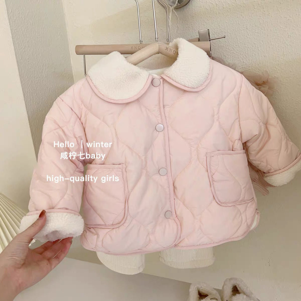 Girls' Warm Winter Fleece Jacket