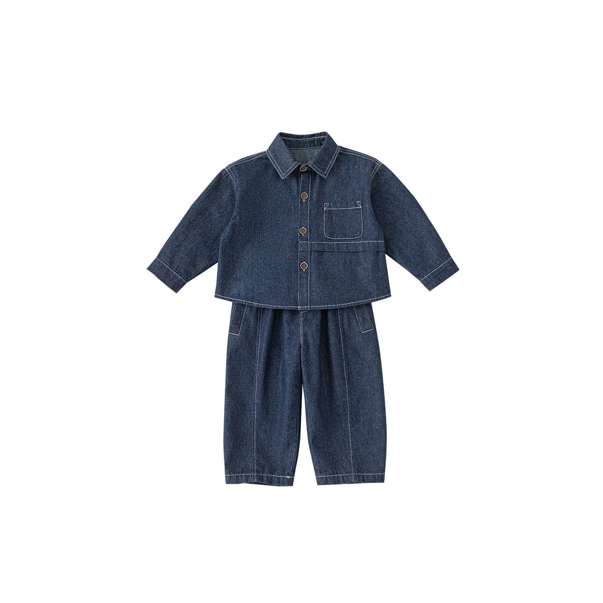 Boys' Denim Two-Piece Set