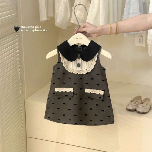 Premium Little Fragrance Bow Princess Dress