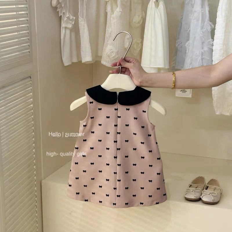 Sweet Petal Collar Cotton Doll Dress