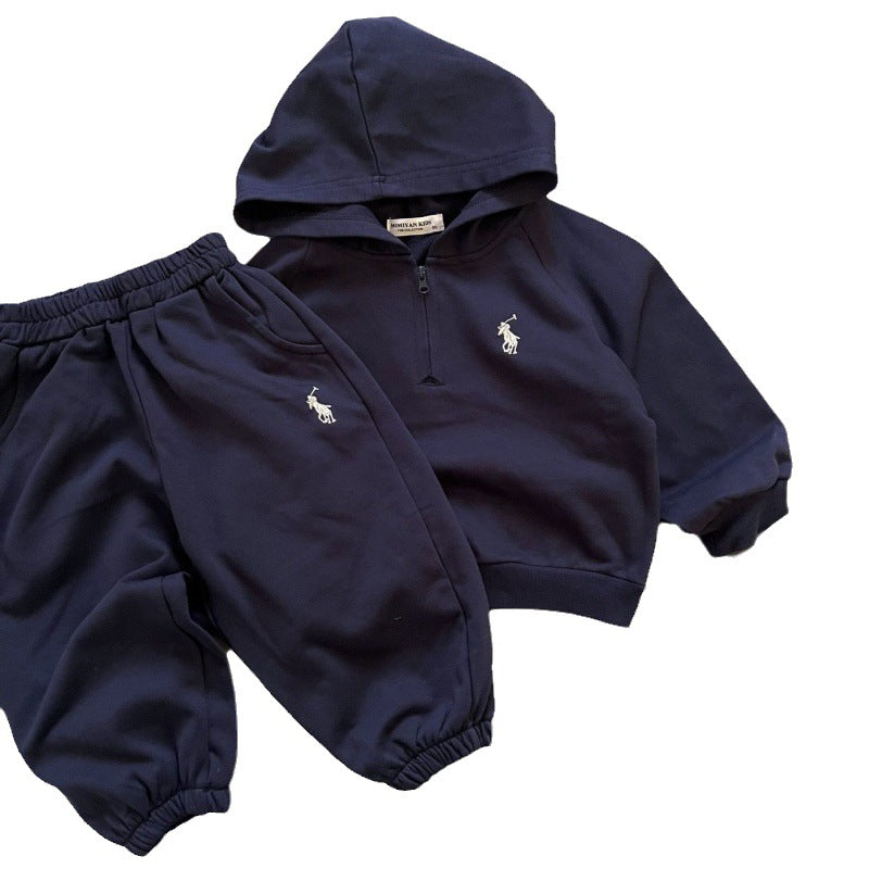 Spring & Autumn Baby Hoodie & Sweatpants Set