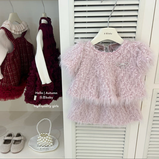 Girls' Winter New eve Outfit Set